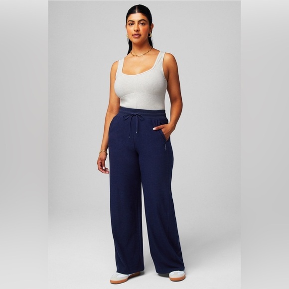 Fabletics Cloud Jersey Wide Leg Pant Sz XL - Picture 2 of 8